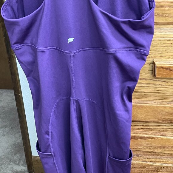 Stylish Fabletics Motion 365 Jumpsuit  Size Large in Eggplant Beautiful Color - Picture 3 of 5